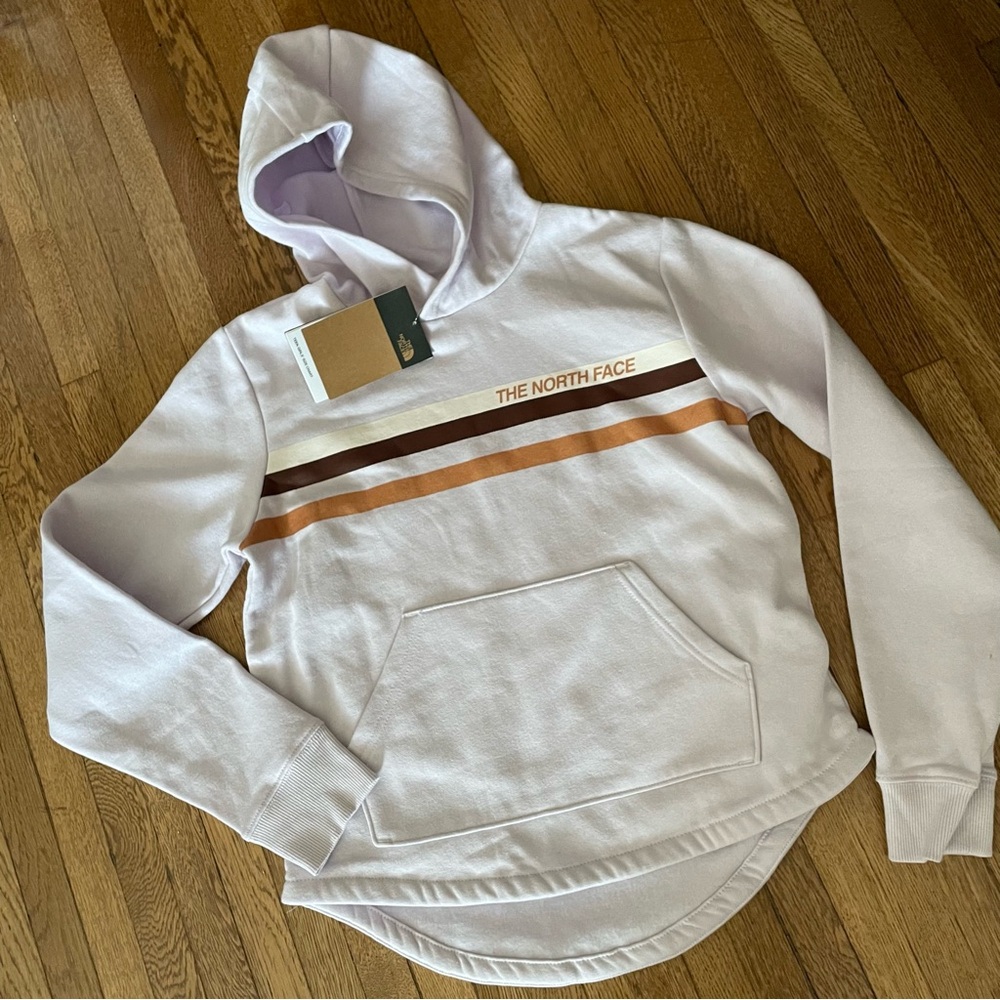 NWT North face girls hoodie size 14 lavender